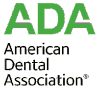 The american dental association logo.
